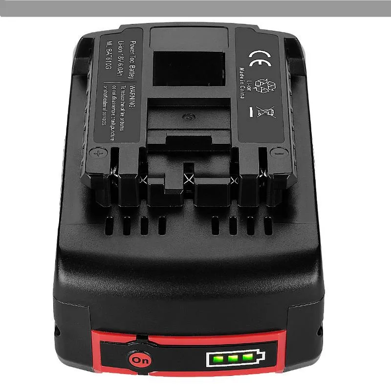 10.8V batteria al litio 14.4V cacciavite elettrico batteria 18V trapano a mano 18650 batteria 6000 mAh batteria di grande capacità