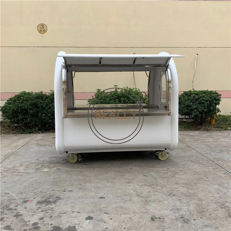 Di Động Thực Phẩm Trailer Ăn Vặt Kéo Di Động Shop