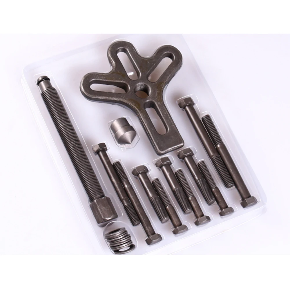 13pcs Bearing Puller Harmonic Balancer Steering Wheel Removal Set Car Tool Crankshaft Gear Bearing Pullery Repair Kit