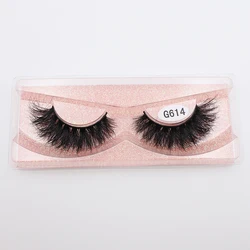 RED SIREN Mink Lashes Natural False Eyelashes 10mm-20mm Real Mink Thick Fluffy Wispy Fake Lashes Make Up 3D Mink Eyelashes