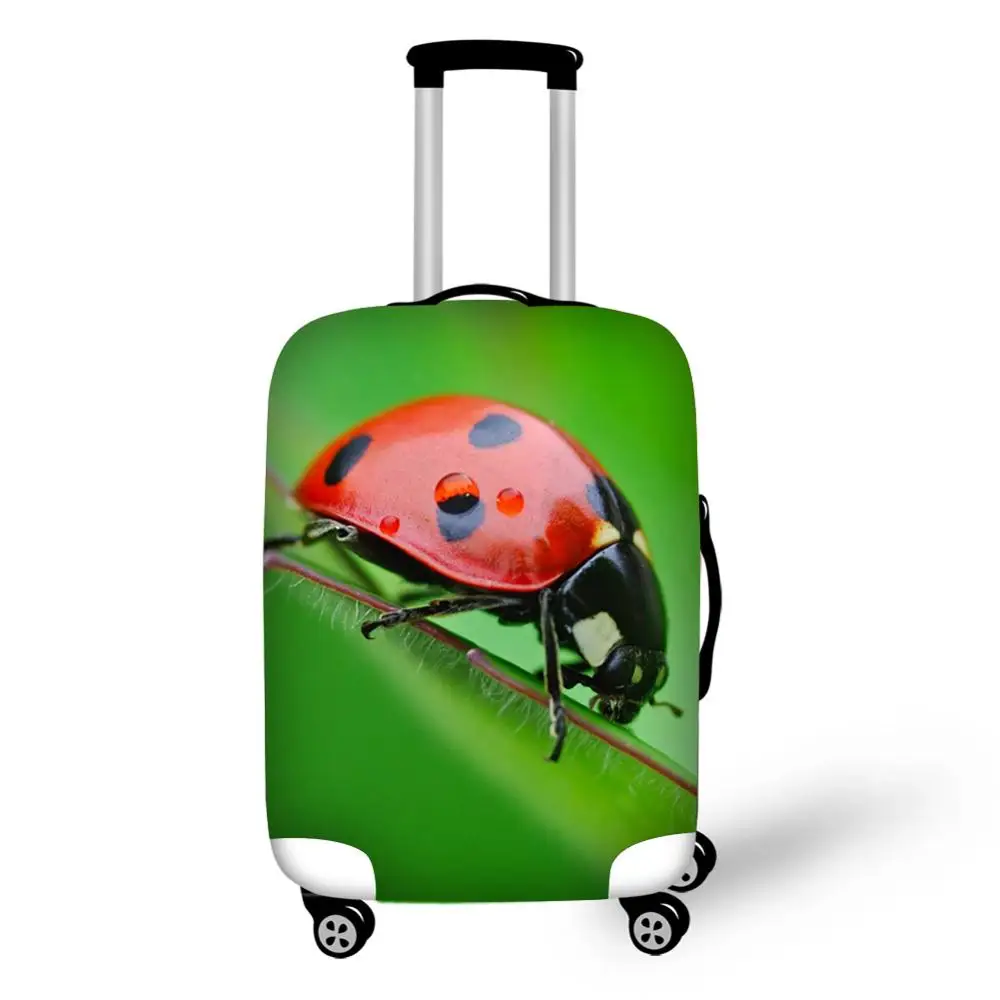 Ladybird Labybug Print Travel Accessories Suitcase Protective Covers 18-32 Inch Elastic Luggage Dust Cover Case Stretchable