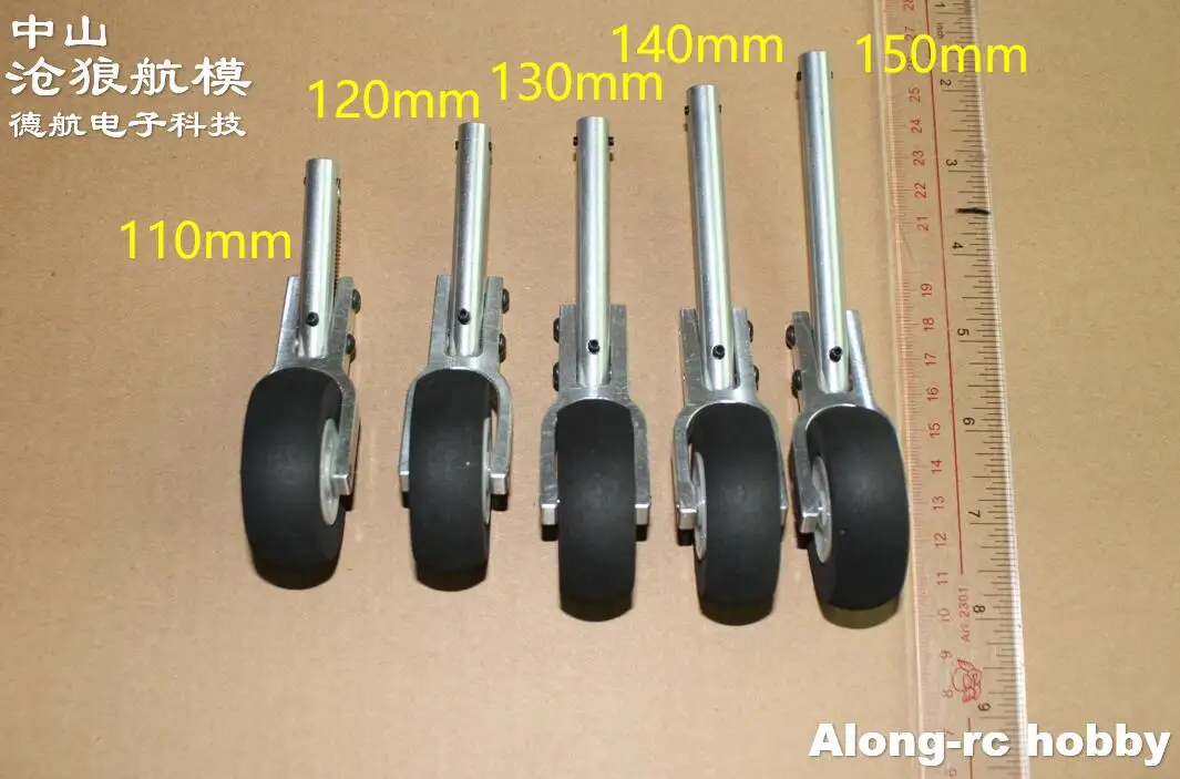110 120 130 140 150mm jeden wiosna klęcząc zestaw do lądowania Worm Shock tłumienia statyw nadaje się do zdalnie sterowanego samolotu odrzutowiec