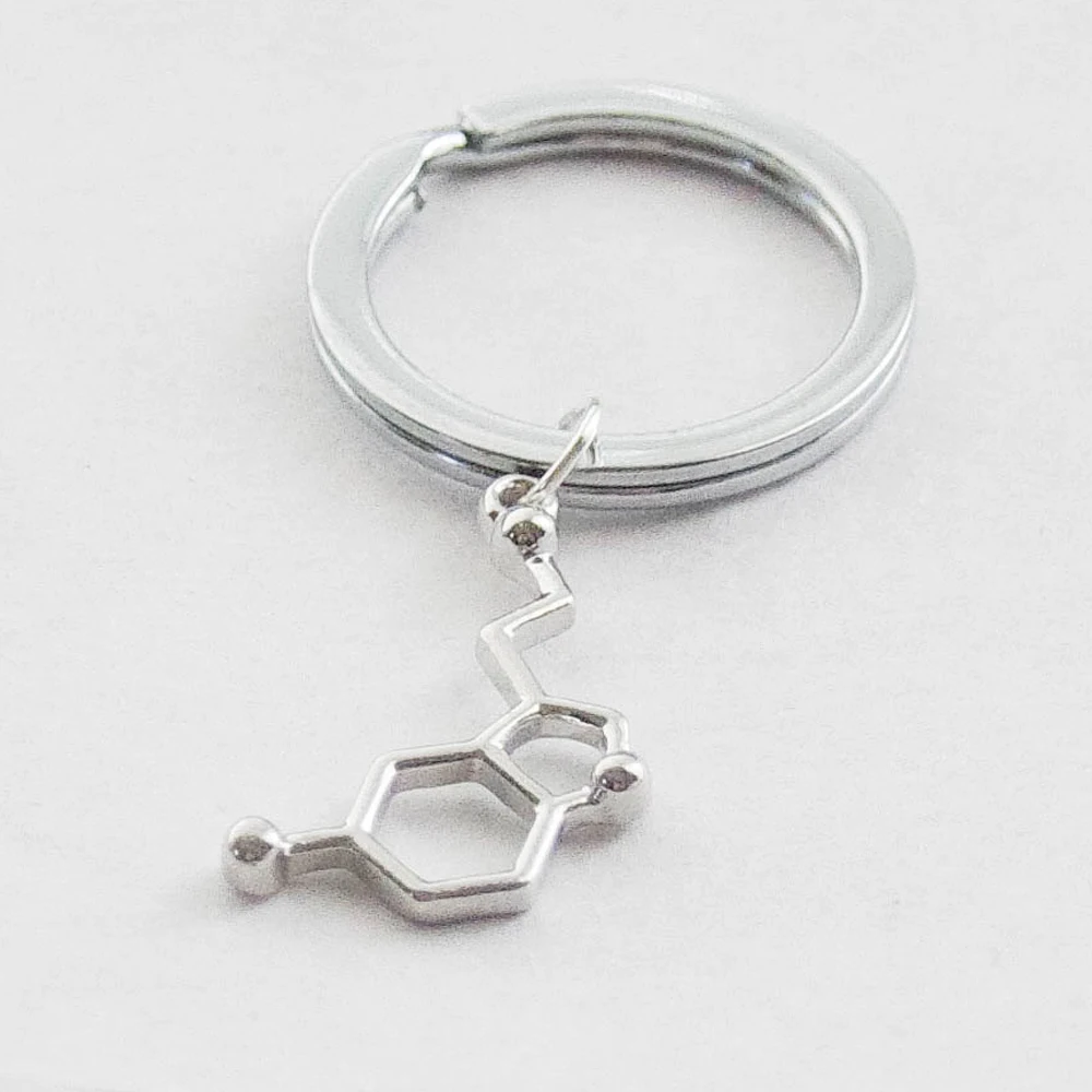 

Serotonin Molecule Keychain Happiness Key Chain Serotonin Keyring Serotonin Key Chains Chemistry Scientist Science Keychain