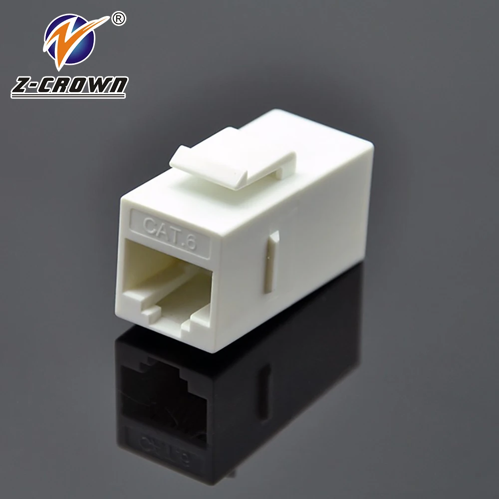 Cat6 UTP Inline Coupler Keystone Jack RJ45 Female ends to ends Modular Jack cable extend Conector CE ROHS