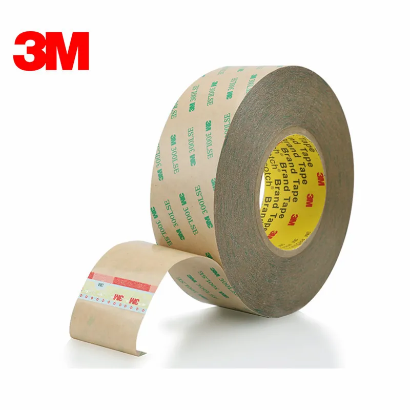 Imagem -03 - Pet Fita Dupla Face 300lse Adesivo 0.2 mm de Espessura x 55m Rolo Dropshipping 3m 93020le