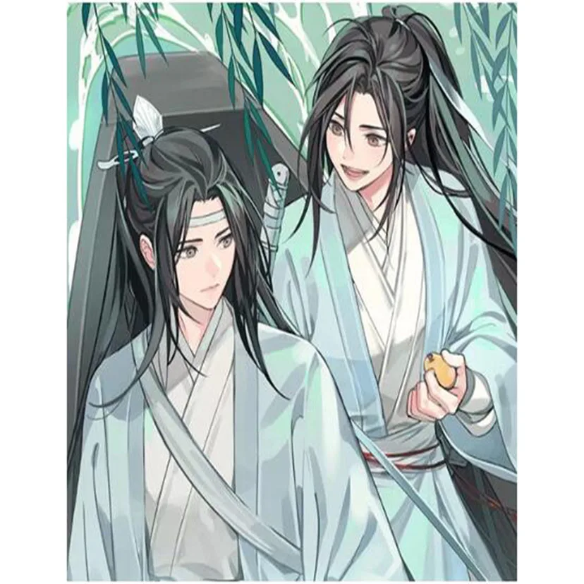 

DIY Diamond Painting Anime Mo Dao Zu Shi Wei Wuxian Cartoon Full Drill 5D Embroidery Cross Stitch Mosaic Mural Decor Art L15