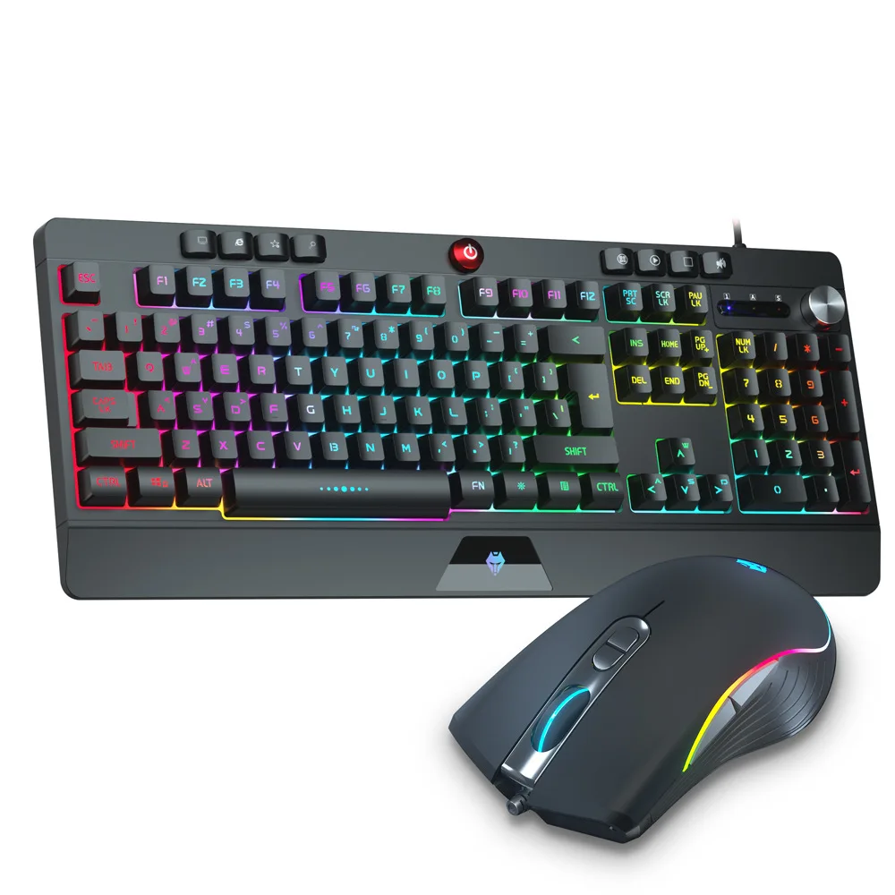 Support backlit wired gaming suit keyboard