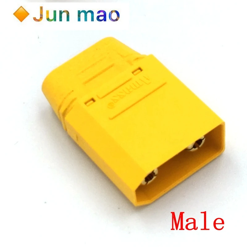 1 Pair XT90H (XT90 with Sheath Housing) 4.5mm Banana Connector Gold Plated for Lipo Battery ESC PDB