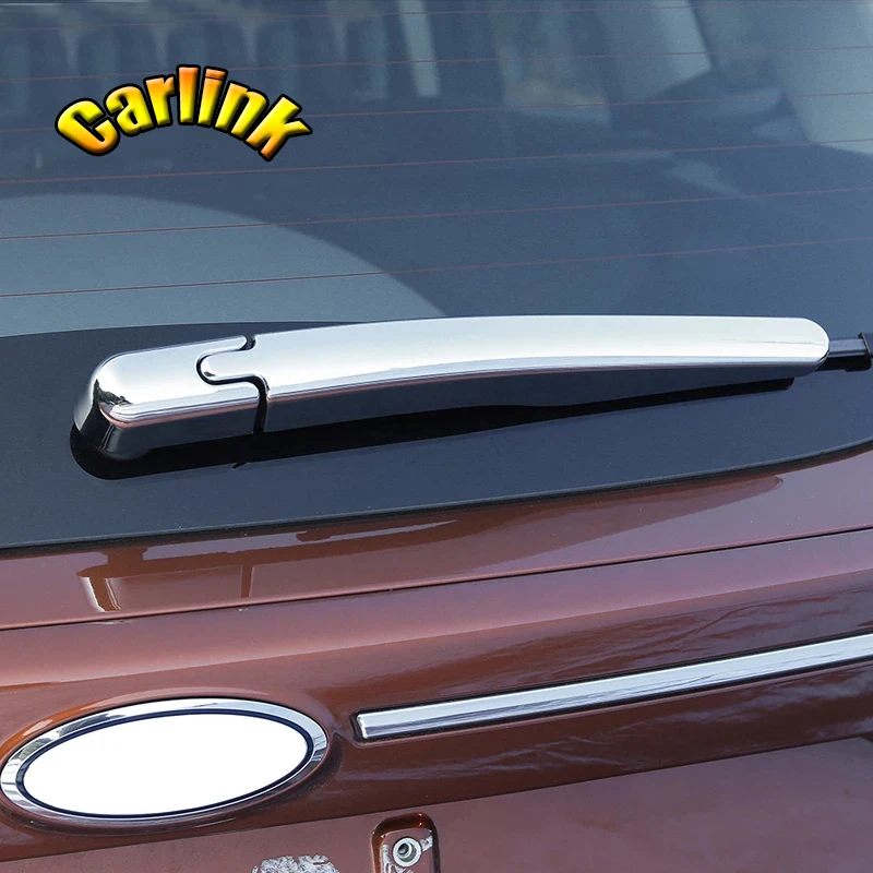 

For Ford Kuga Escape 2013 2014 2015 2016 2017 ABS Chrome Car Exterior accessories of rear window wiper trim frame 2/Pcs