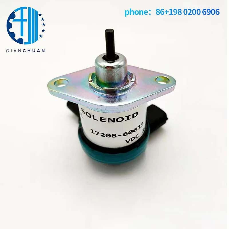 Applicable to Kubota flameout solenoid valve parking electromagnet 17208-60016 17208-60015