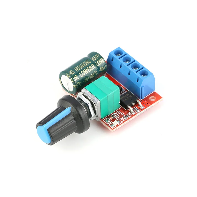 5A 90W HW-687 PWM 12V DC Motor Speed Controller Module DC-DC 4.5V-35V Adjustable Speed Regulator Control Governor Switch 24V
