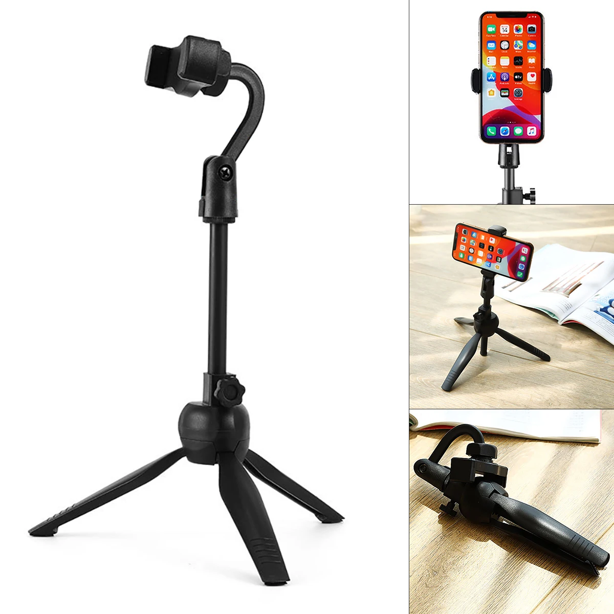 

Mobile Phone Tripod Universal Stable Mobile Phone Stand High Quality Desktop Extendable Handheld for Video / Movie / Live