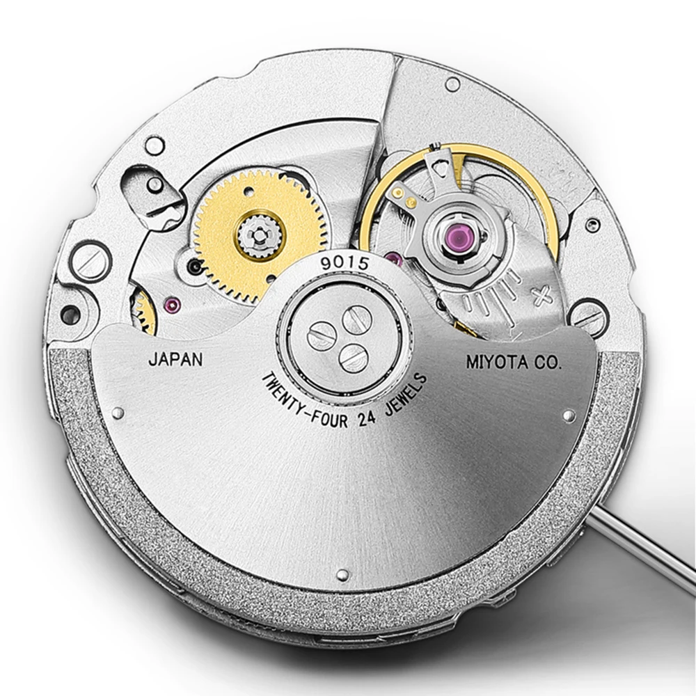 Reloj Automático PONIGER para hombre, reloj de pulsera mecánico de 43MM, reloj resistente al agua hasta 50M, espejo de zafiro Miyota 9015