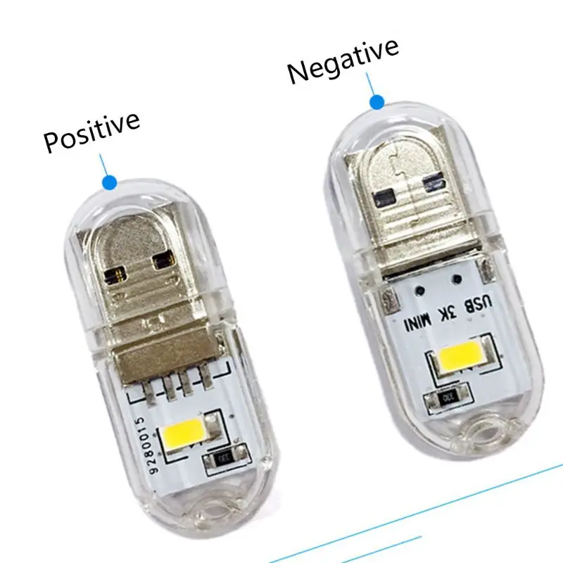 Mini lampe de lecture LED Portable et lumineuse, USB, pour ordinateurs portables