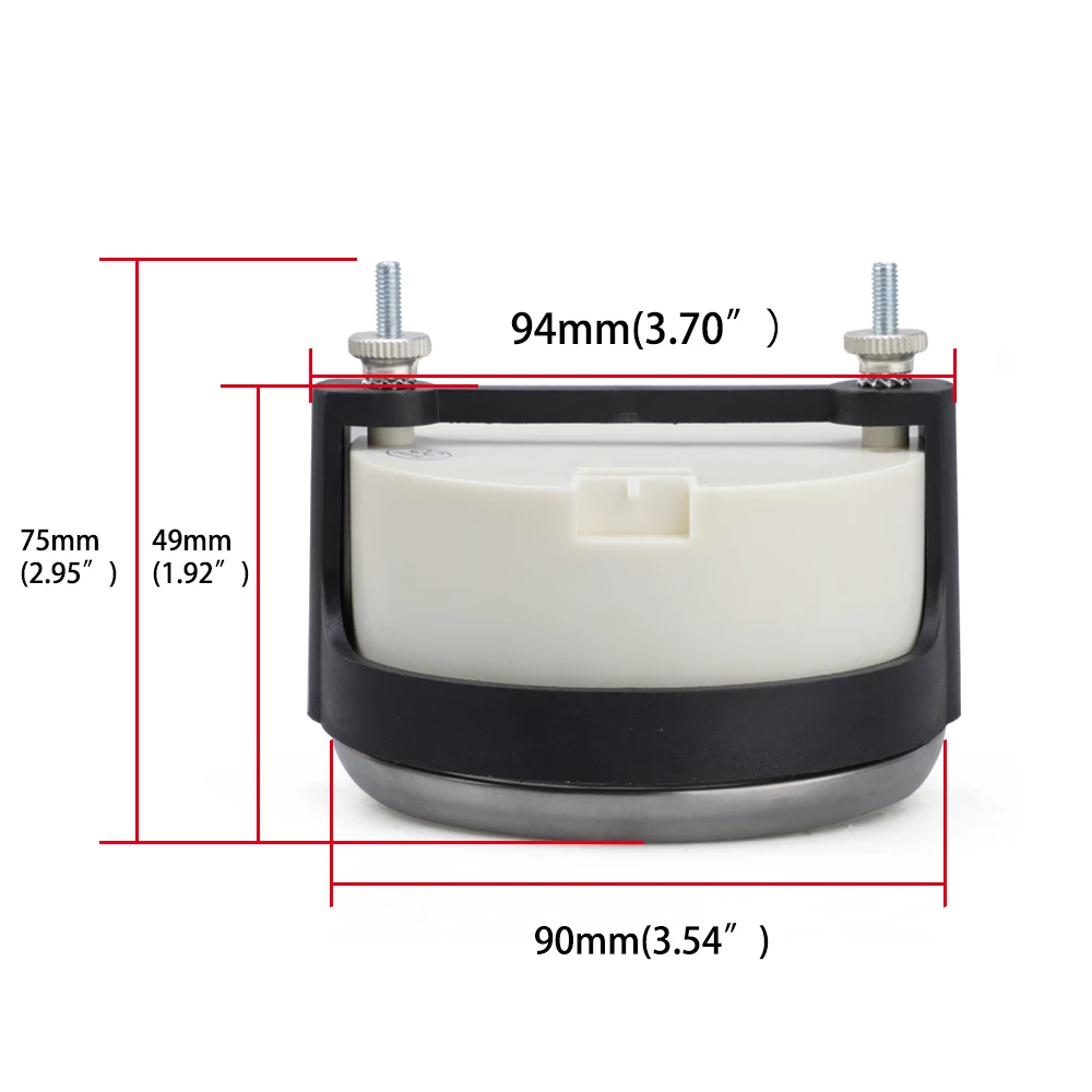 Amber/White Light RPM Gauge With LCD Hourmeter 85MM Tachometer 0-8000RPM 12V/24V Tacho Meter For Gasoline Petrol Boat Car Marine