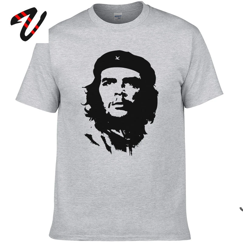 Character Features Che Guevara Graphic T Shirt Men 100 Cotton Loose Vintage Style Sweatshirt High Quality O-Neck Tee Shirt Homme