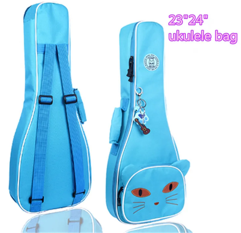 

Portable 23 24 concert ukulele bag small guitar backpack waterproof soft gig padded case soft gig cover girl boy kids cute gift