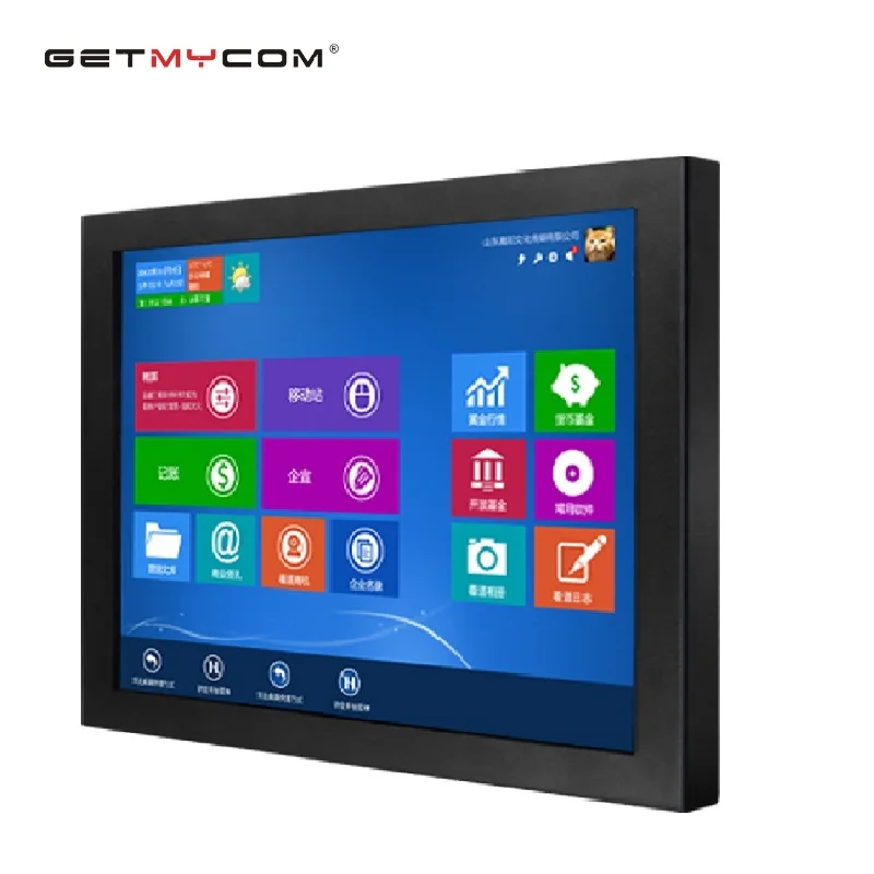 

Getmycom 23 inch Capacitor Integrated Machine Embedded 10-Point Industrial Control Tablet Industrial Touch Screen Getminte23