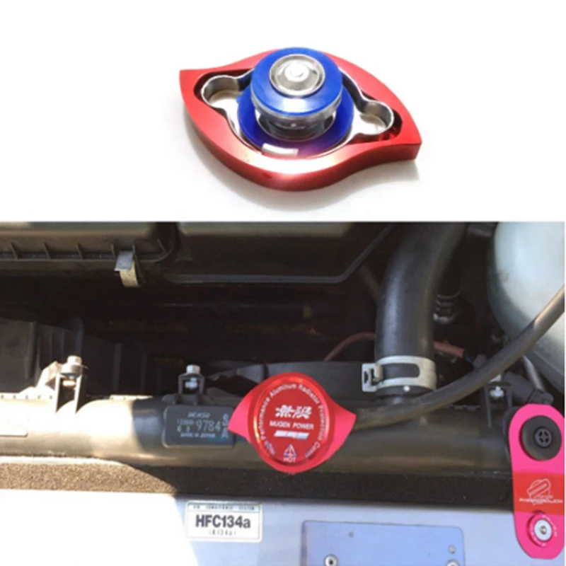 MUGEN Power Radiator Cap Cover Fit for HONDA ACURA CL CSX ILX MDX NSX RDX RL RLX RSX SLX TL TSX ZDX Vigor