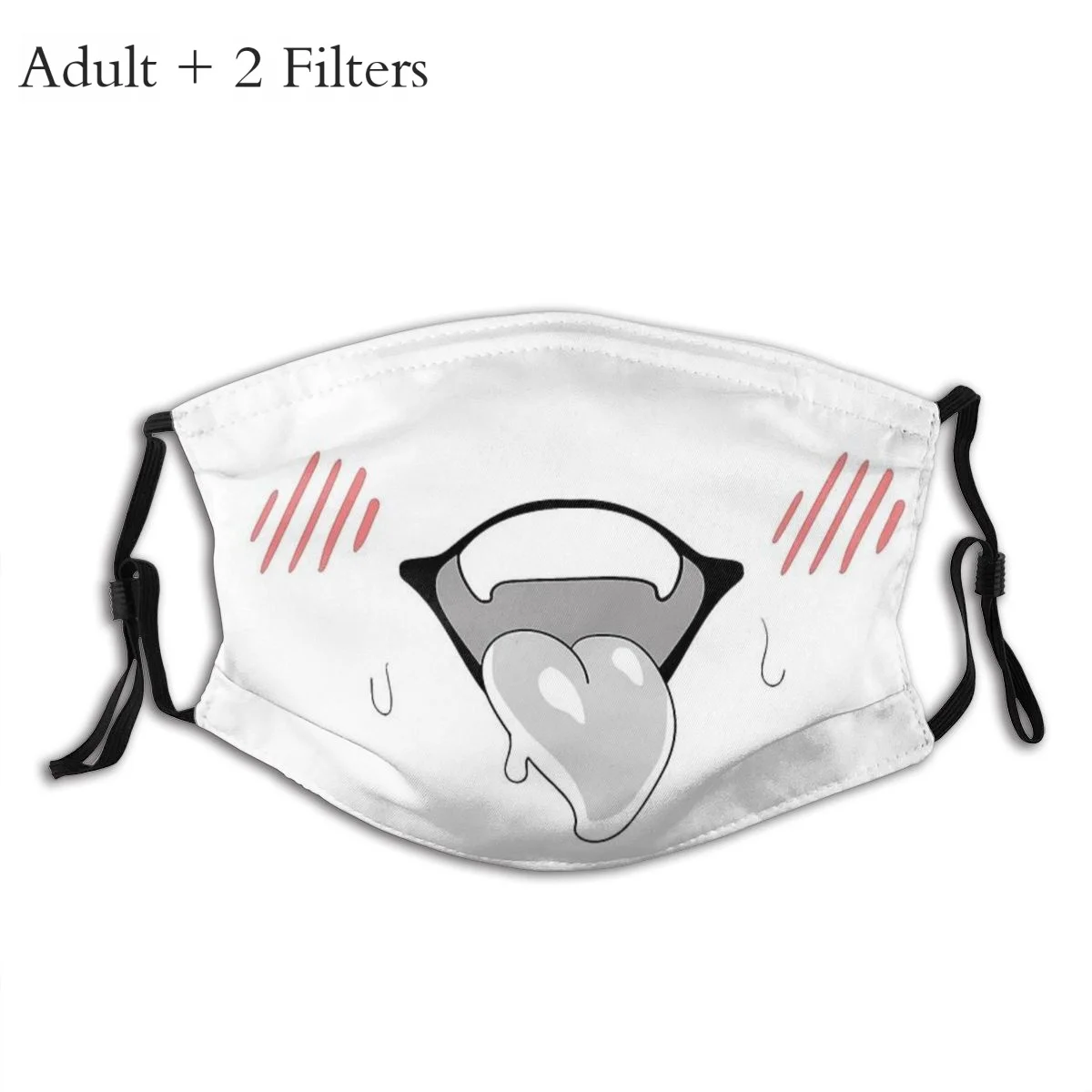 Hentai Anime Manga Mascarilla Masque Facial Mask Lust 4 Senpai Masks Fation Mouth Mask With Filters