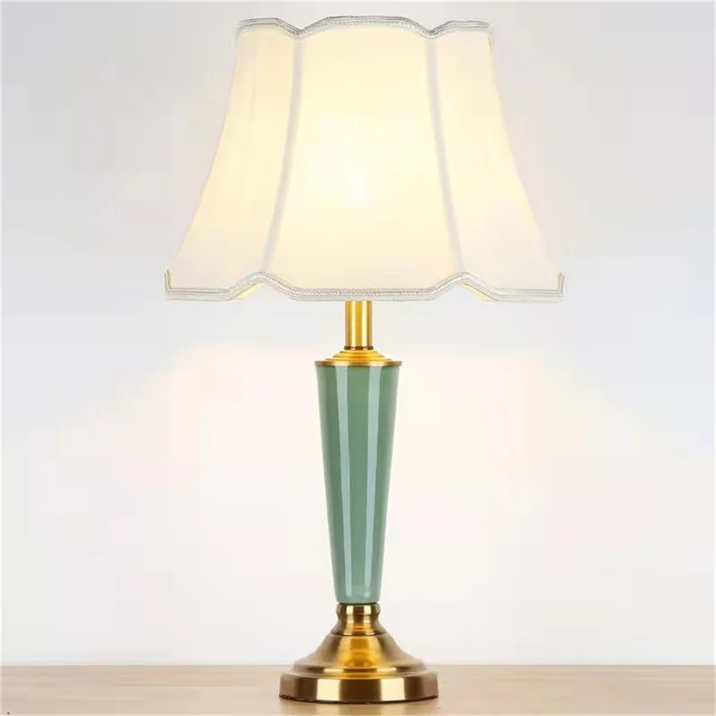 AOSONG Table Lamps Desk Lighting Contemporary Ceramic LED for Home Office Creative Hotel Decoration