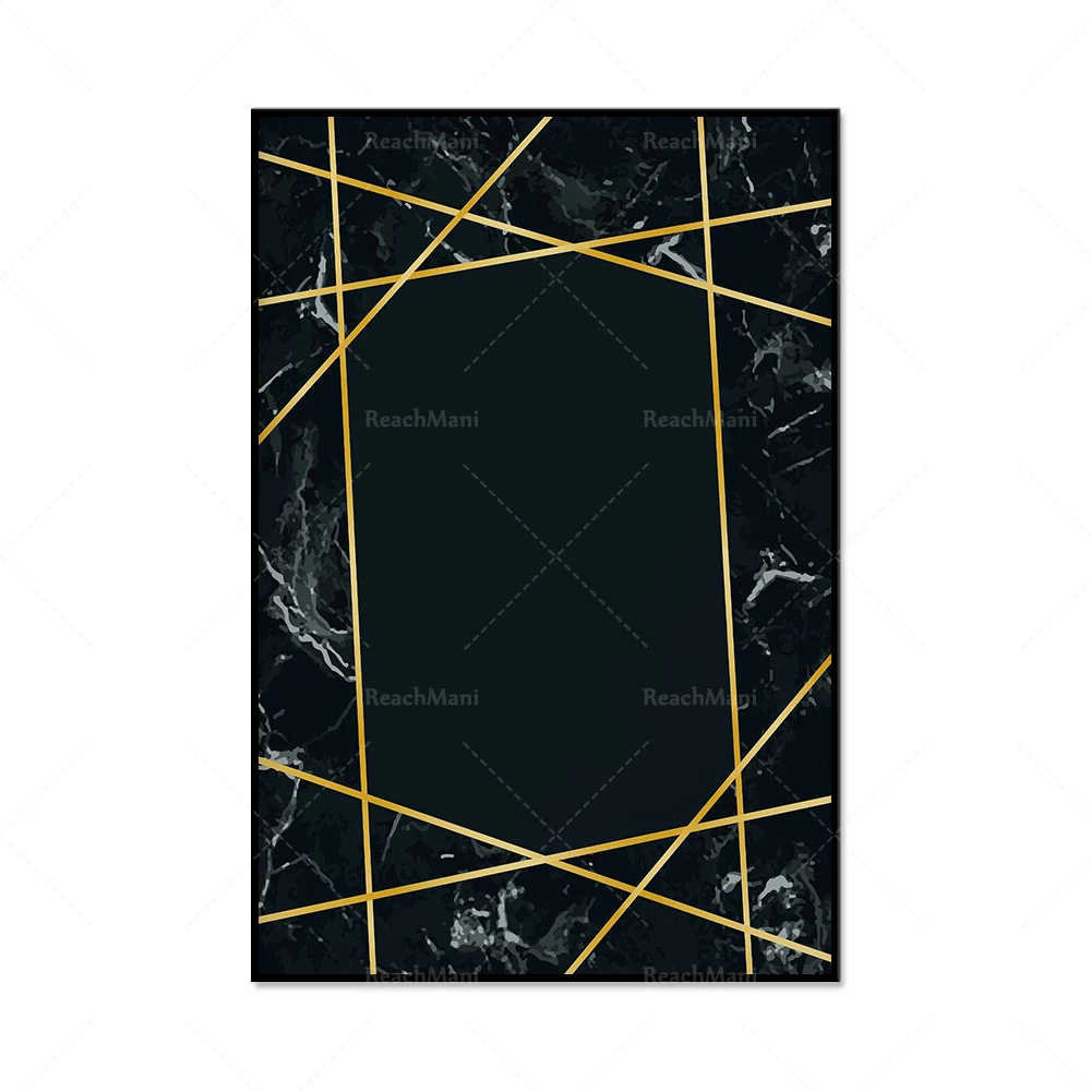 Gold and marble abstract prints, marble abstract posters, pink, black and white canvas beautifully printed room decoration poste