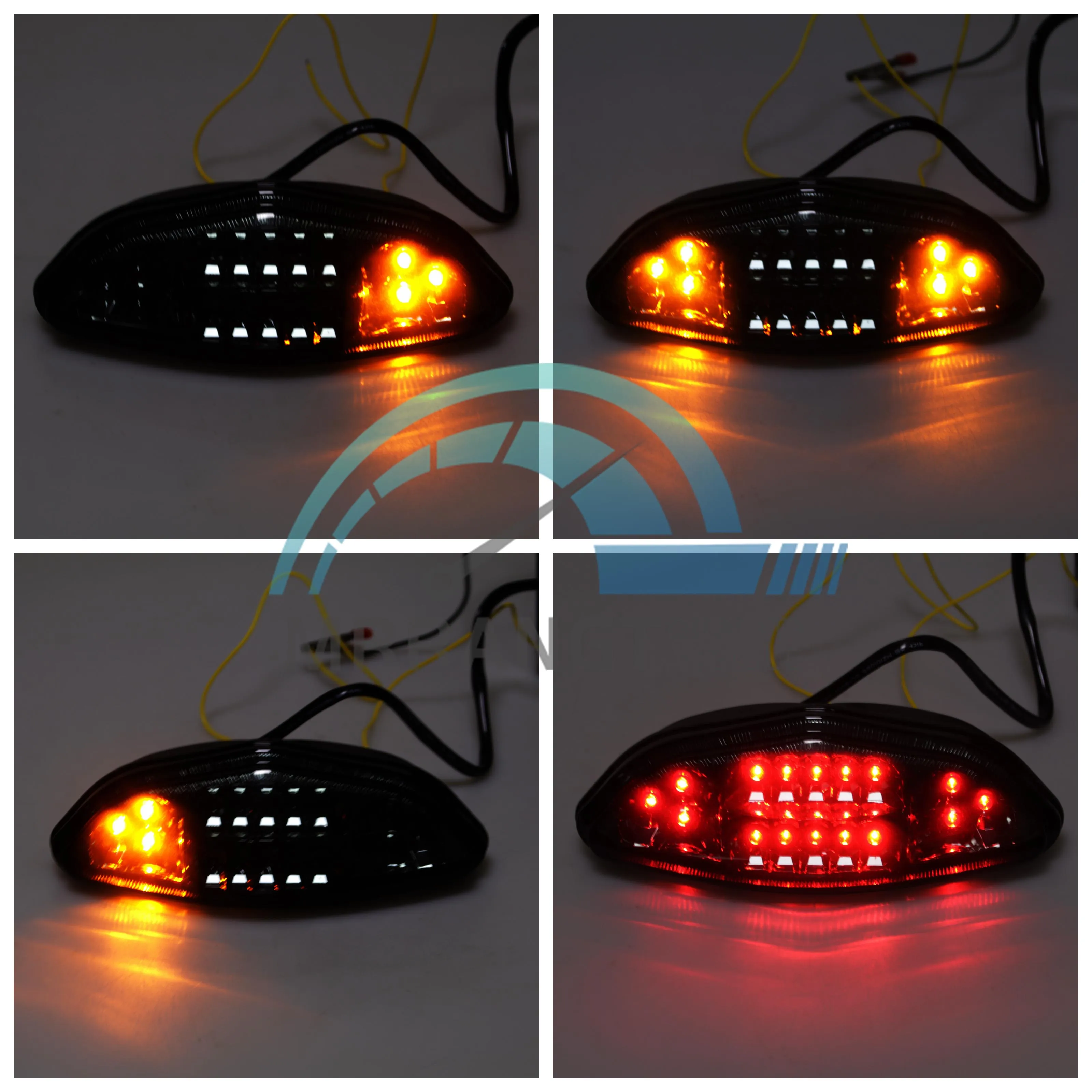 Motorcycle LED Tail Light With Turn Signal Taillight brake Lamp For Suzuki DL650 DL1000 DL 650 1000 V-Strom 2003-2008