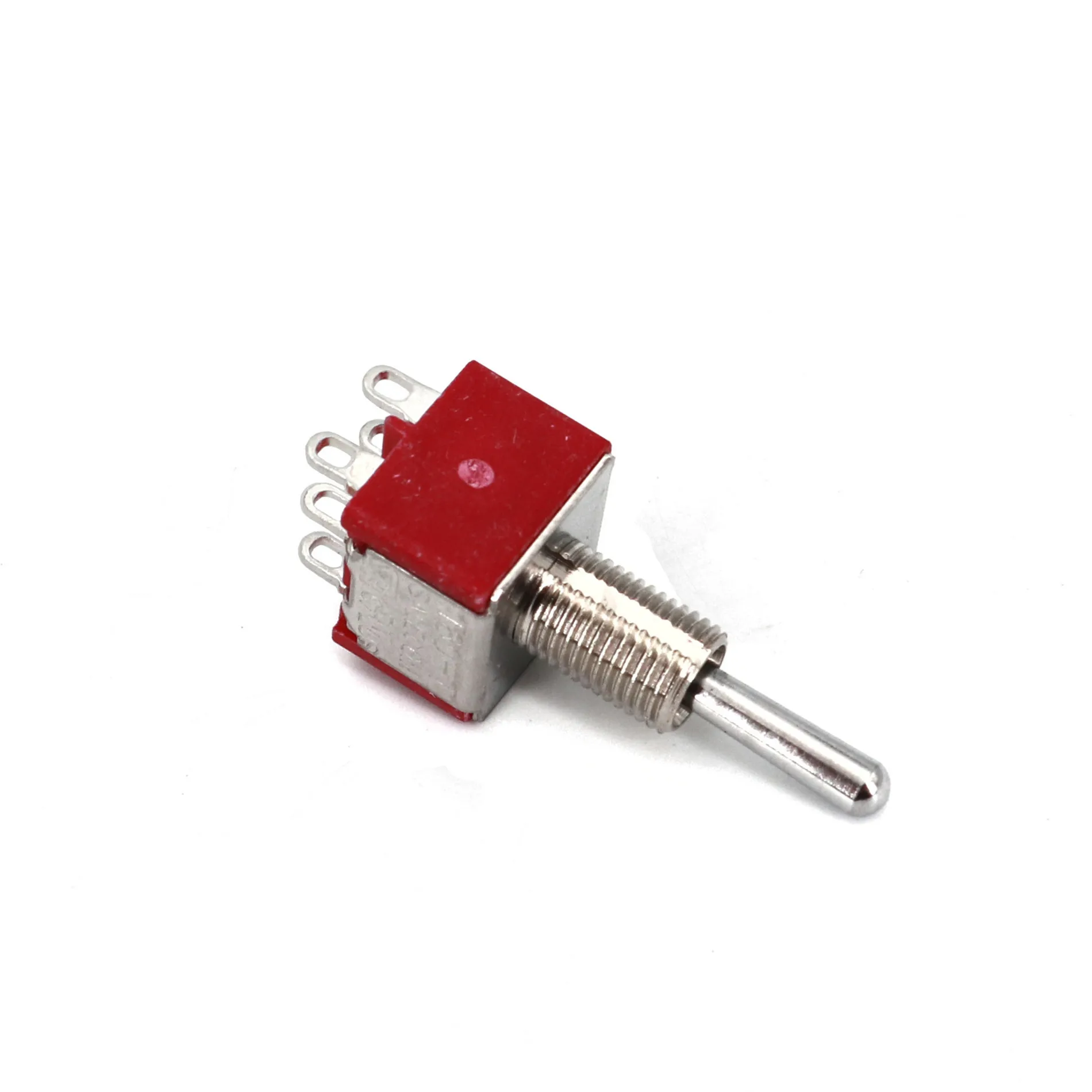 5Pcs SH T8012A Standard Handle 6-Pin Momentary Self-Return MOM-OFF-MOM DPDT Mini Toggle Switch