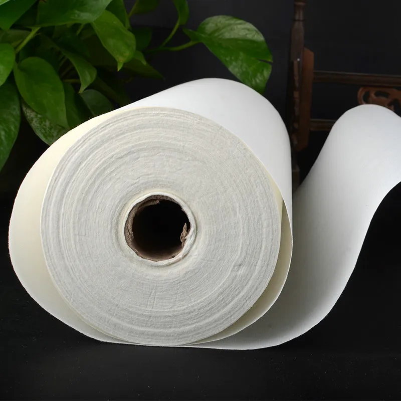 Chinese Rice Paper  Long Roll Calligraphy Writing Painting Xuan Paper Chinese Painting Dedicated Half-Ripe Xuan Paper Supplies