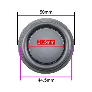 GHXAMP 고무베이스 라디에이터 수동 라디에이터 스피커 우퍼 진동 멤브레인 30.5mm 40mm 50mm 75mm 85mm 새로운 2pcs 10 최고의 판매 수동 라디에이터베이스 - №4