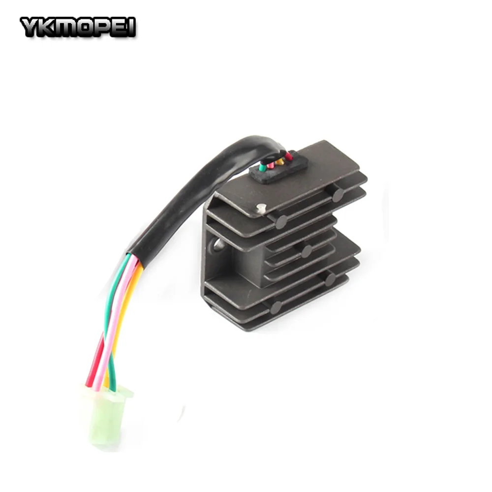 4 Wires Voltage Regulator Rectifier Motorcycle Boat Motor Mercury ATV GY6 50 150cc Scooter Moped JCL NST TAOTAO