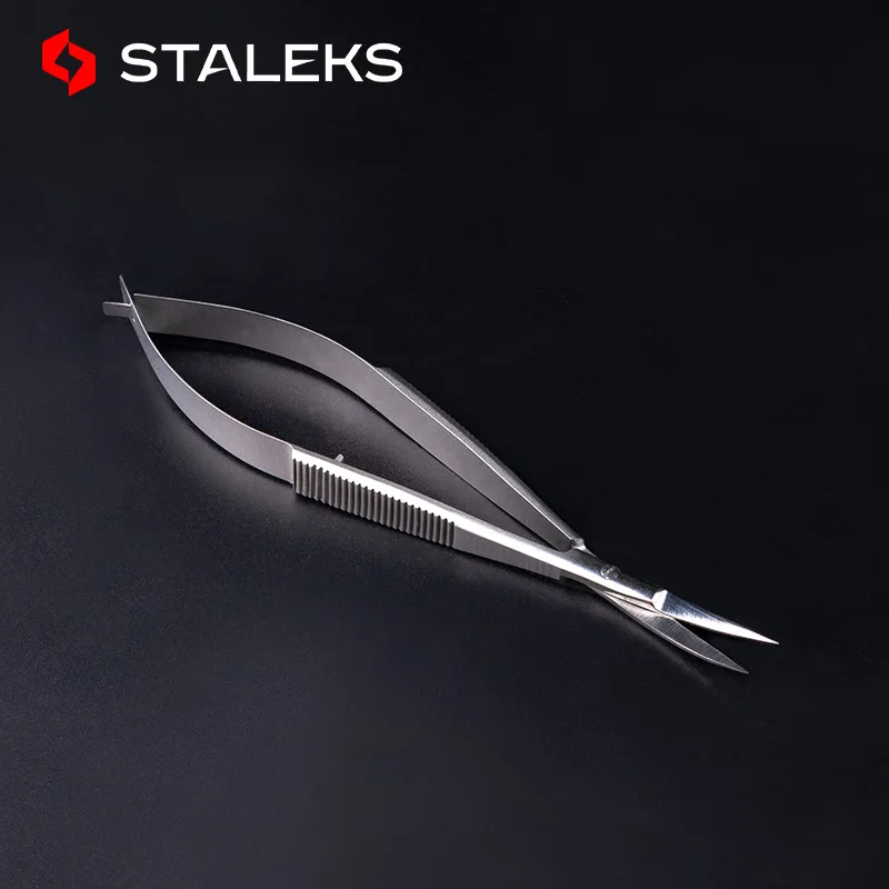 1pc STALEKS Expert 90-1 Stainless Steel Eyebrow Makeup Scissor Eyebrow Trimmer Special Scissors Make Up Beauty Tool