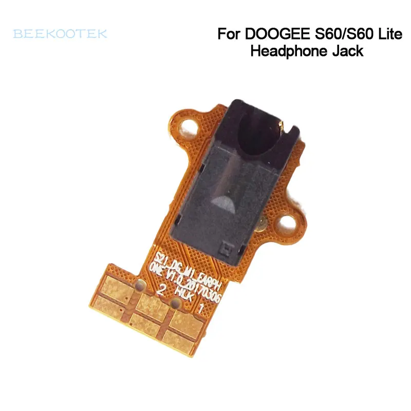 

Original Doogee S60,S60 Lite Cellphone Headphone Jack Port Earphone FPC Flex Cable Part Replacement For DOOGEE S60 Smartphone