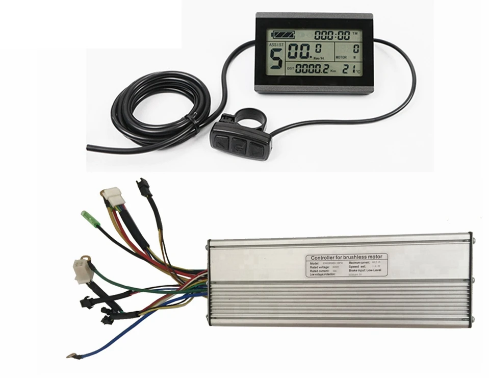 60V 60A KT controller Brushless DC  Ebike Controller +KT-LCD3 Display One Set，Used for 2000W-3000W Ebike Kit.