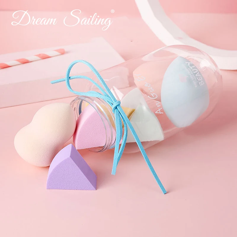 Make Up Tools 8 pcs Sponge Professional Cosmetic Puff Cute Foundation Concealer Powder Beauty Sponge Puff Cosmetic Accessories