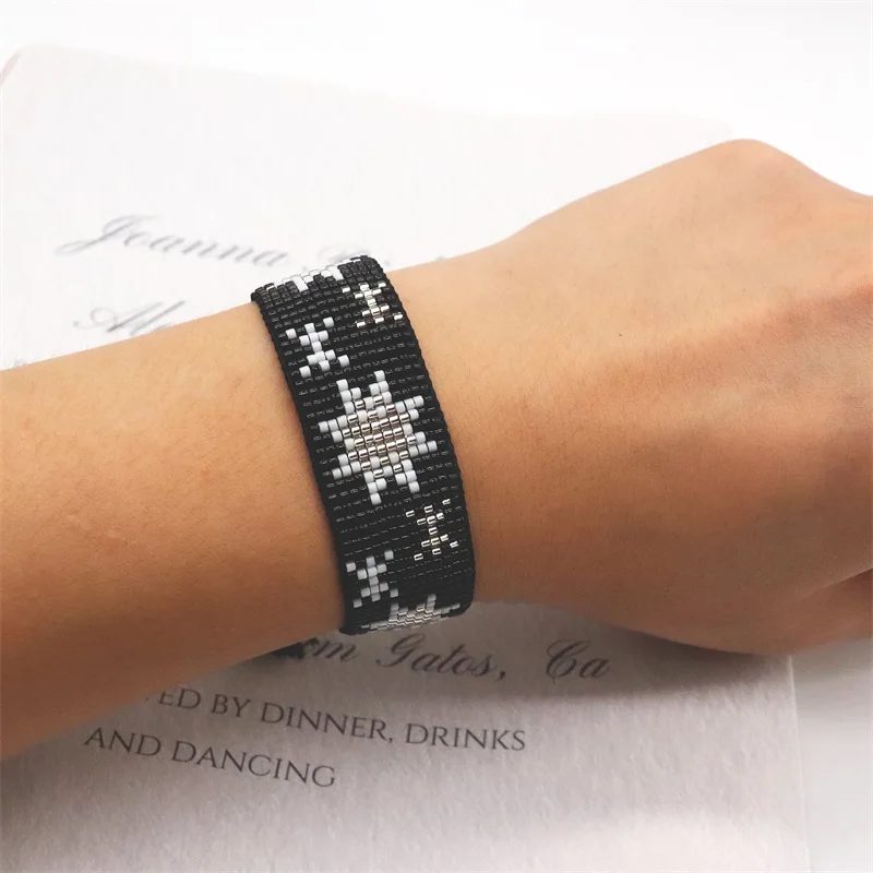 ZHONGVI Star Bracelets For Women Pulseras Mujer Trendy Bead Jewelry 2021 Galaxy Pattern Jewellery Miyuki Bracelet Gift Wholesale