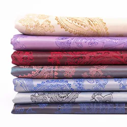 Free Shipping High Quality Polyester Visvose Paisley Jacquard Lining Fabric DIY Handmade Tailor Suit linner Interlining