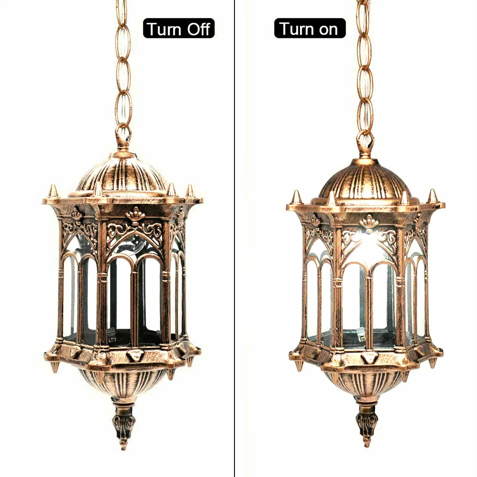 OUKANING Pendant Light Lamp Shade Vintage Ceiling Chandelier Cover Hanging Led Lamp