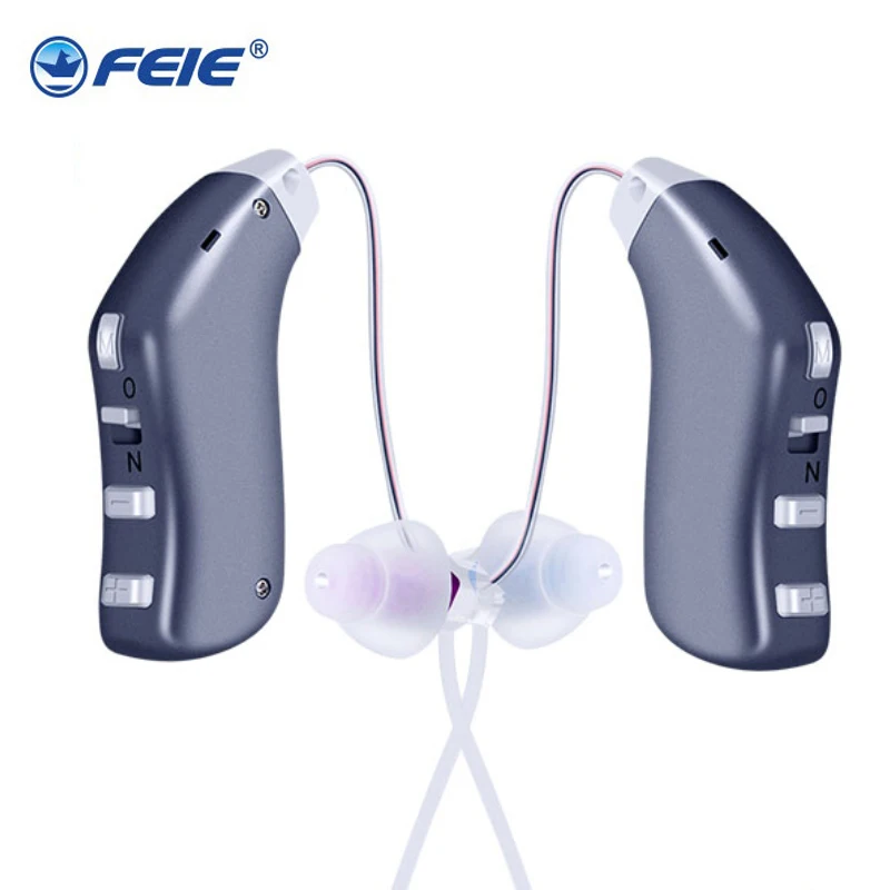 16 Channel Digital Hearing Aids Rechargeable Audifonos Sound Amplifier Professional Hearing Aid BTE Audifonos for Deafness