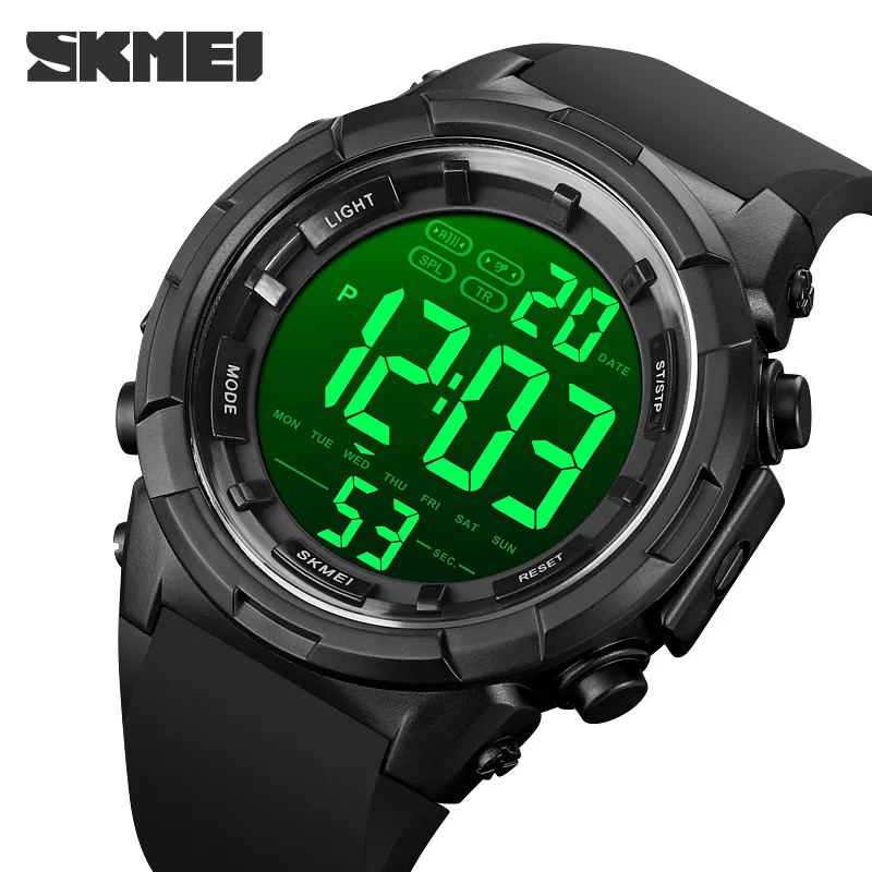 2022 Nieuwe Skmei Horloges Heren Mode Outdoor Militaire Sport Digitale Horloge 5Bar Waterdicht Horloge Klok Relogio Masculino