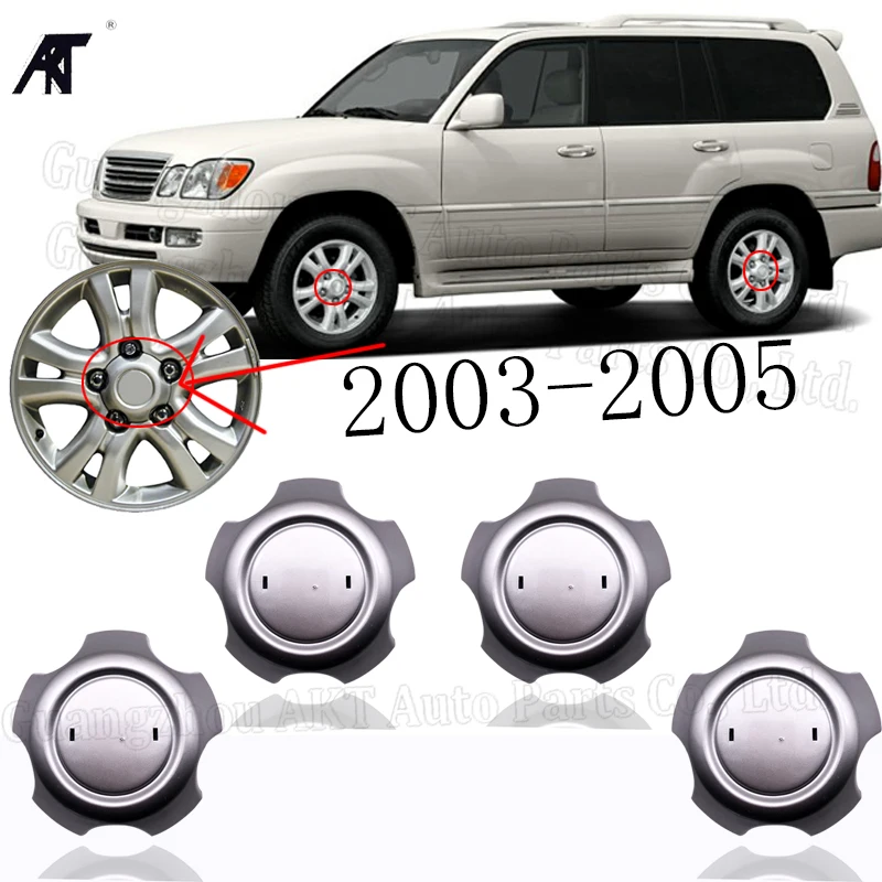 40pcs/lot Silver Wheel Center Cap Hubcap for Lexus  LX470 2003-2005 Wheel Center Cap Grooved