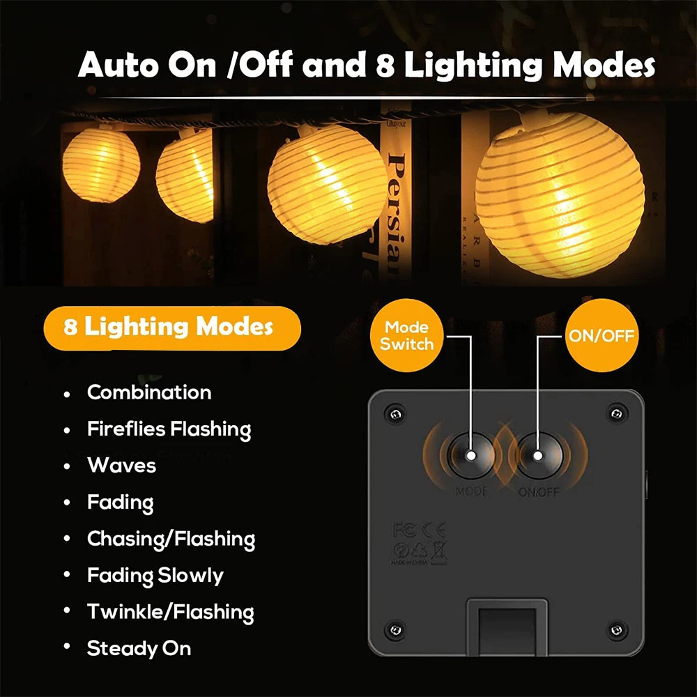 LED Solar Outdoor Lantern Solar String Light LED Solar Light Wedding Lantern Street Holiday Garland Garden Decoration