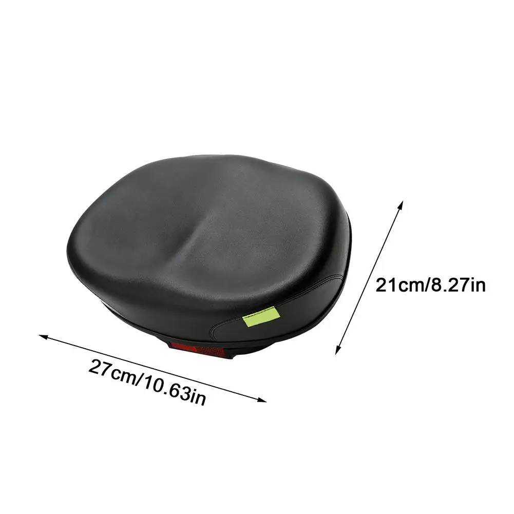 Bicycle Saddle No Nose Bike Seat Cushion Bike Replacement Hollow Rear Seat Big Butt Wide Comfortable Saddle Seat With Taillight