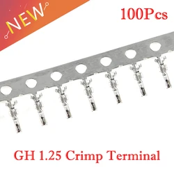 100PCS JST GH shell terminal 1.25mm Pitch with Lock GH1.25 Terminals