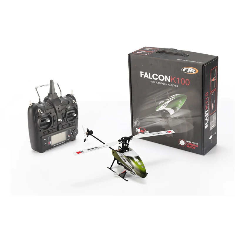 Parkten Wltoys XK K100 helicopter 6CH 3D 6G System 8520 Brush Motor RC Helicopter Quadcopter Compatible with FUTABA S-FHSS