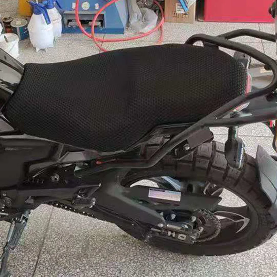 BYLKFC Coussin Selle Moto En Maille Respirante Pour Zontes G1-125 G2-125 ZT125 - Housse Antidérapante Confort