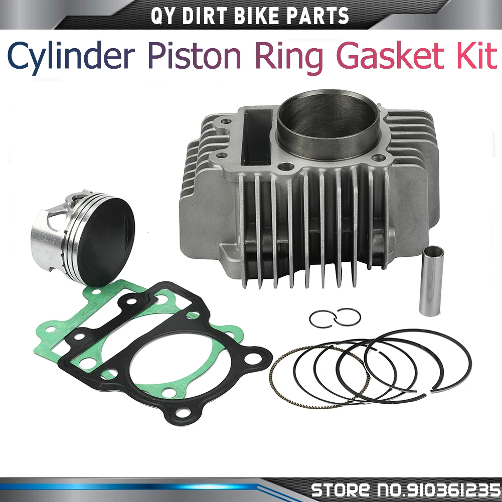 YX150 YX160 Cylinder Piston Ring Gasket Kit For 60mm Bore YinXiang YX 150cc 160cc Engine Parts Dirt Pit bike BSE Kayo SSR SDG