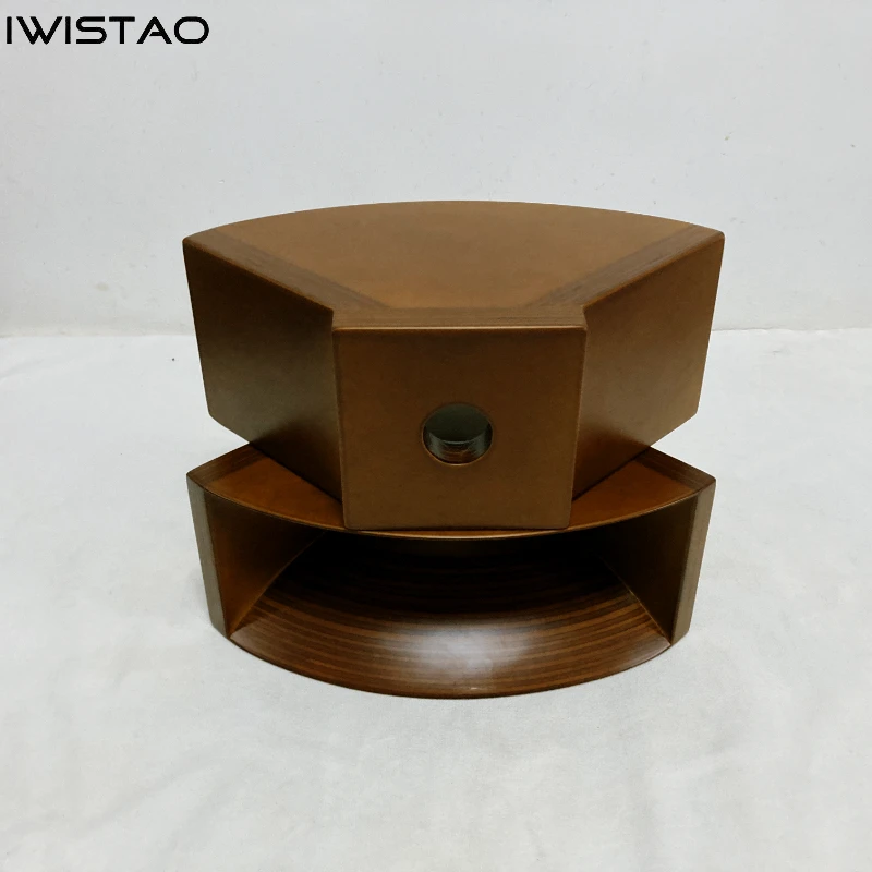 IWISTAO HIFI 1 Inch Empty Wood Horn Solid 1 Pair Treble Compensation for Full Range Matched Super Tweeter 265mm