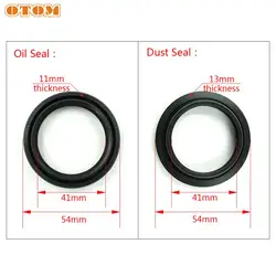 OTOM Motorcycle Cover Front Fork Damper Oil Seal Gasket Dust Seal 41*54*11 For HONDA KAWASAKI YAMAHA SUZUKI HARLEY-DAVIDSON FLST