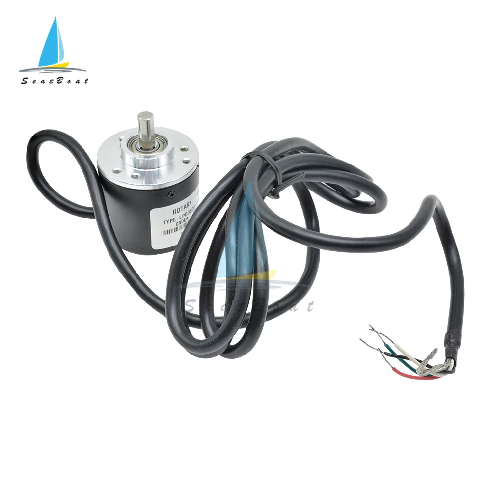 360/600 Pulse Incremental Optical Rotary Encoder AB Two-phase 5-24V Incremental Optical Rotary Encoder 360/600 P/R